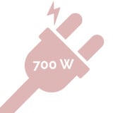 Puissance électrique consommée de 700 W